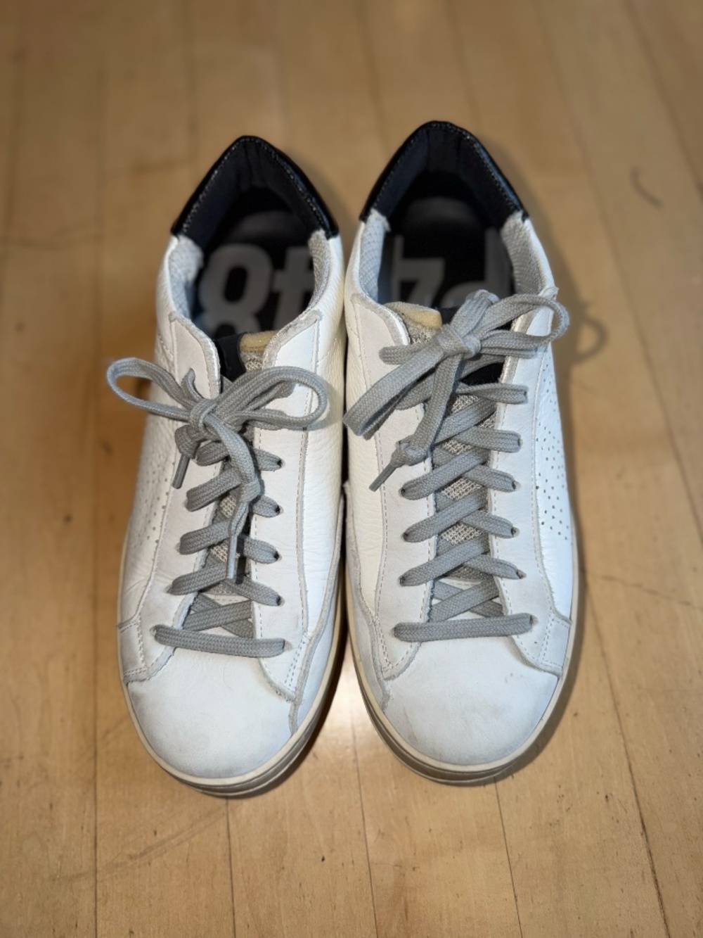P448 White/Grey sneakers, 39 (8.5-9) GL1393 - Picture 2 of 9